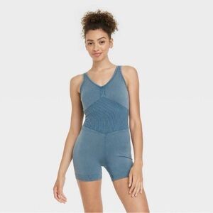 NWOT JoyLab Blue Romper